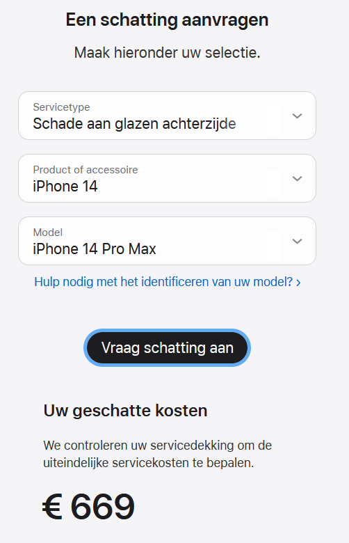 Apple reparatie