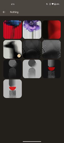 Nothing Phone 1 Android 13 beta 2 wallpapers