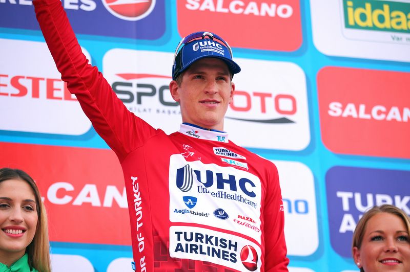 Federico Zurlo (UnitedHealthcare) in the KOM jersey