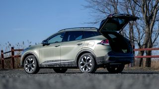 2024 Kia Sportage PHEV X-Line Prestige trunk open.