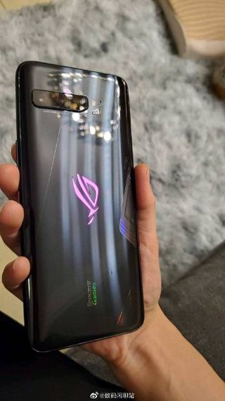 Supposed leaked live image of the Asus ROG Phone 3