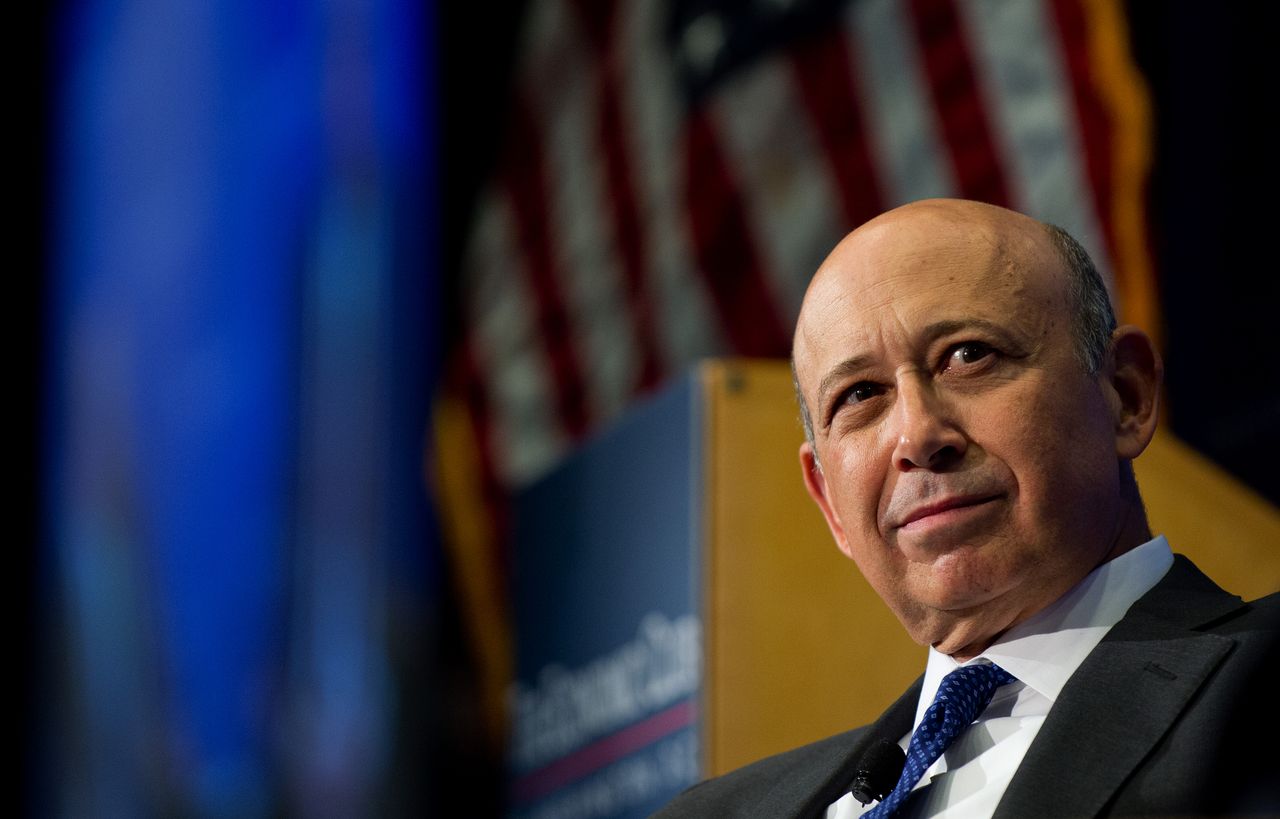 Goldman Sachs CEO Lloyd Blankfein