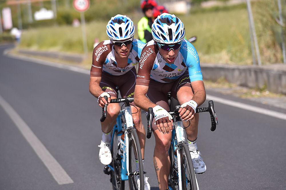 AG2R's Guillaume Bonnafond and Axel Domont
