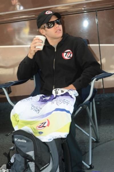 Scott Stewart (Team Type 1) gets ready for stage four.