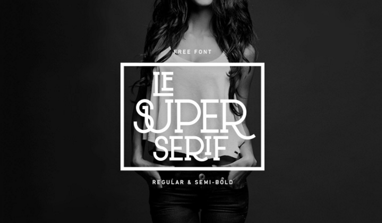 Best free fonts: Le Super Serif