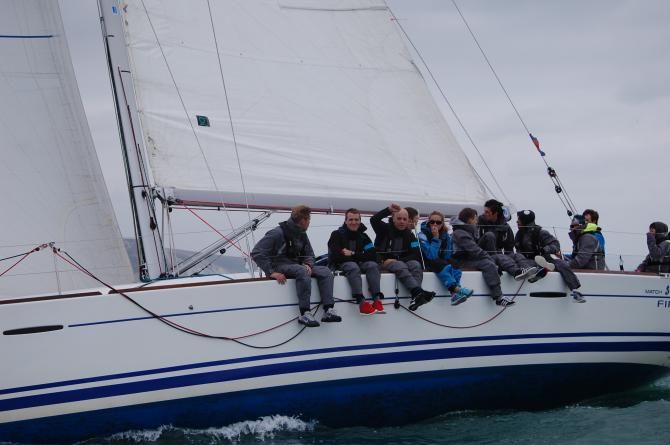 Brailsford and Salvatore Puccio add some weight to the boat