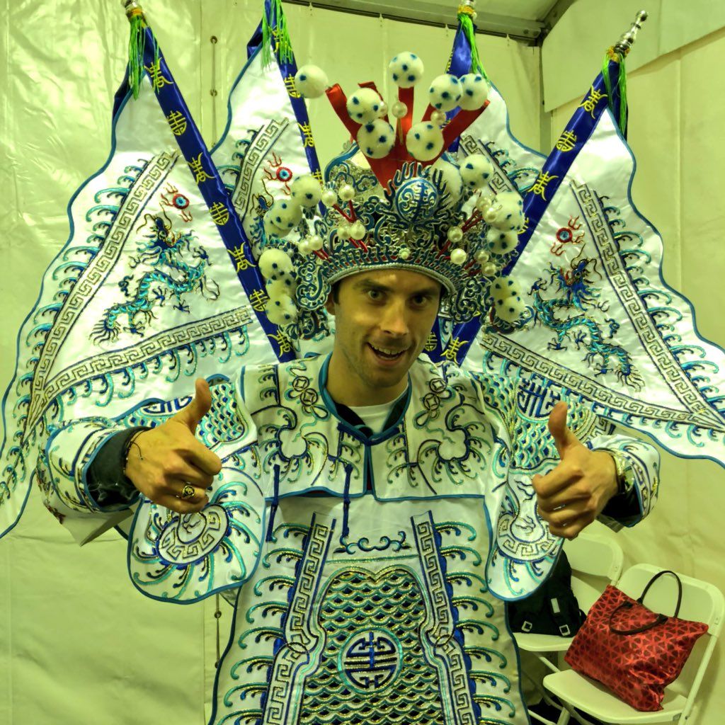 Pierre Latour dresses up