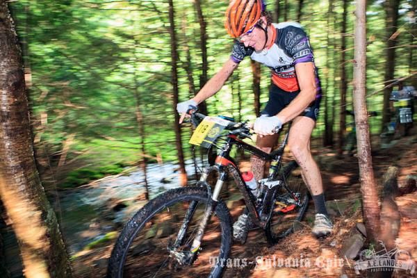 Barry Wicks of Team Kona trails Bishop by 1 min after the first day of racing