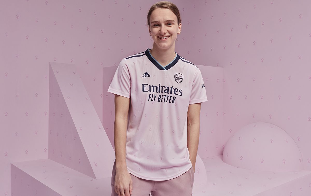 New pink Arsenal third kit 2022/23