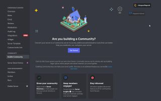 Discord Get Started button