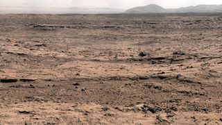 A view of Gale Crater captured by NASA's Curiosity Mars rover.