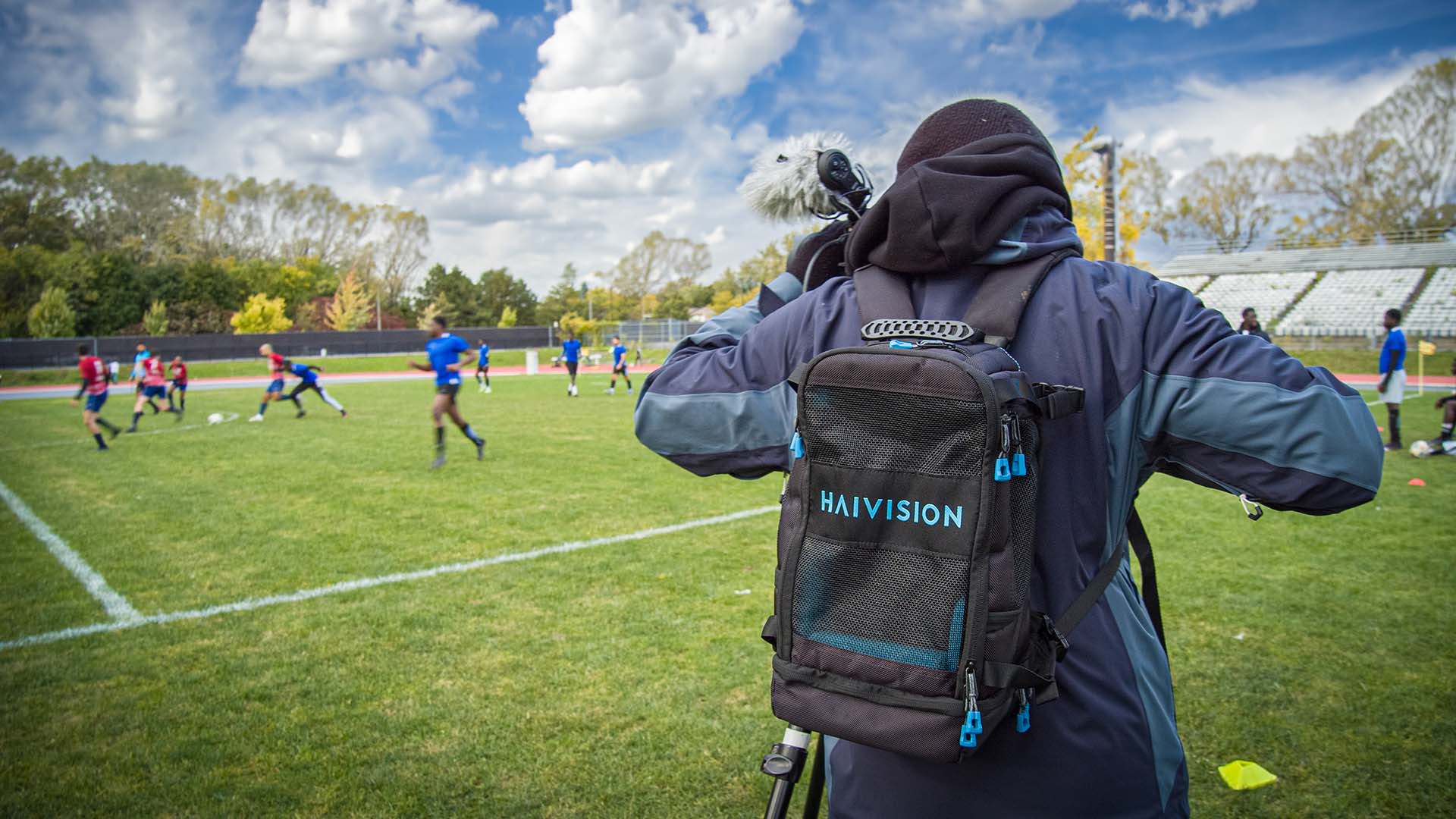 Haivision&amp;rsquo;s 5G gear is being used to capture soccer action at the Sports Complex of Claude-Robillard in Montreal.
