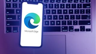 Microsoft Edge phone PC logo