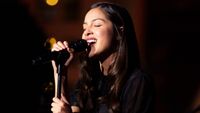 LOS ANGELES, CALIFORNIA - SEPTEMBER 01: Olivia Rodrigo performs on stage during Olivia Rodrigo exhibit and program at Grammy Museum on September 01, 2026 in Los Angeles, California. (Photo by Alison Buck/Getty Images for The Recording Academy)