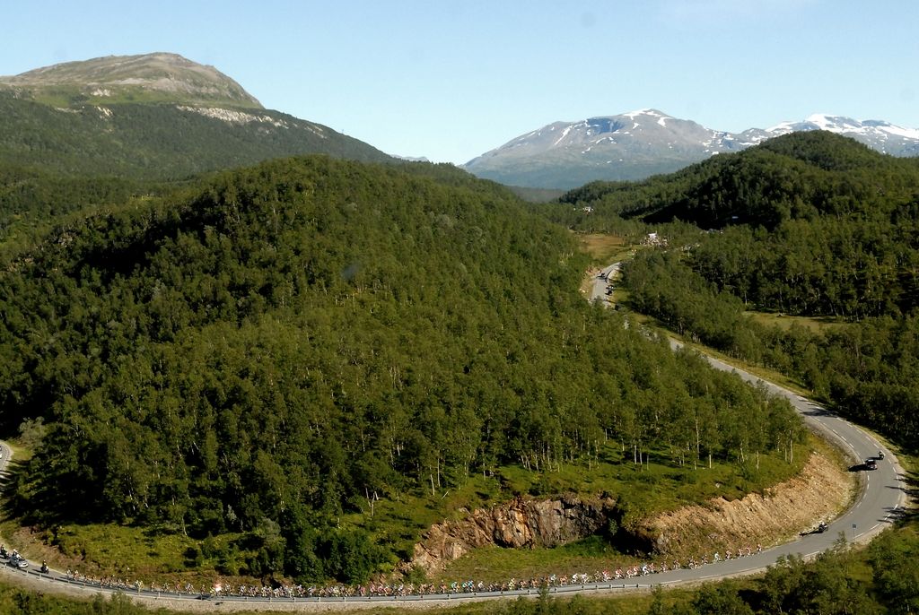 Norway put on a scenic show for the race