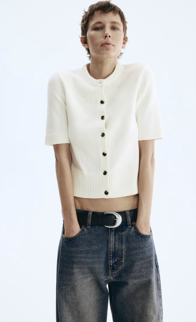 H&amp;amp;M, Short-Sleeved Cardigan