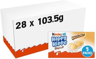 Amazon's bulk box of 50 Kinder Happy Hippos
