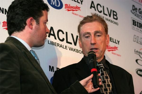 RTE Radio and Television's Shane O'Donoghue interviews Sean Kelly