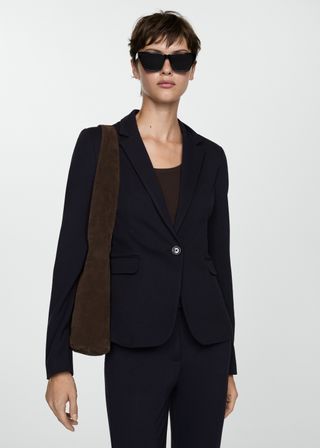 Suit Blazer With Pockets 