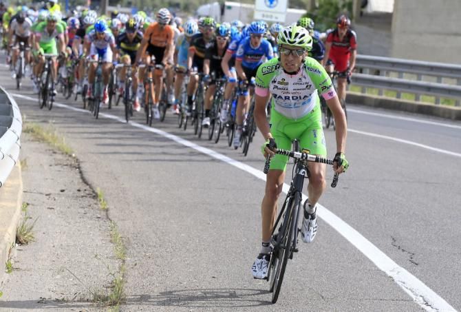 Stefano Pirazzi (Bardiani Valvole-CSF Inox) on the attack