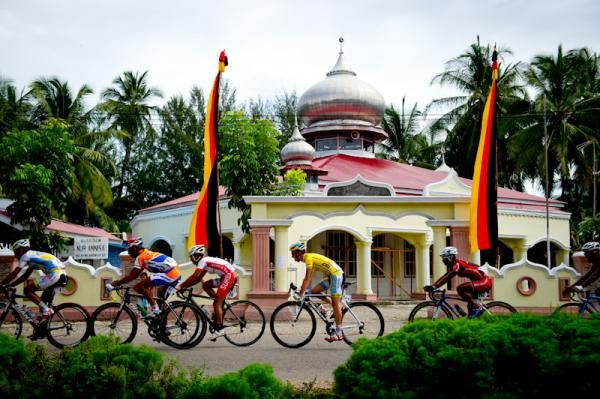 The landscape of Tour de Singkarak stage 6