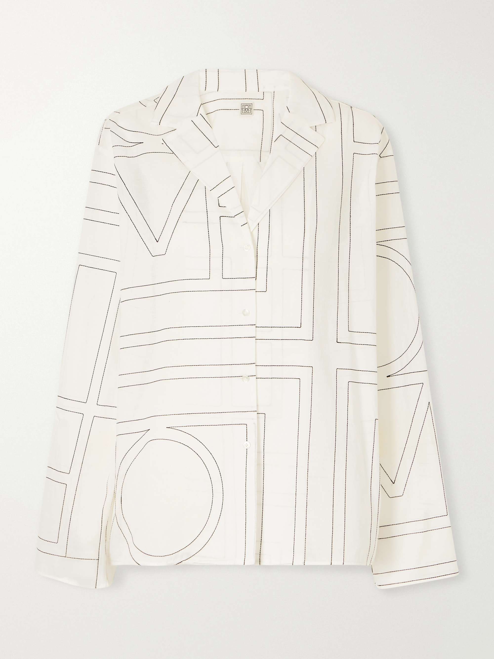 Embroidered Organic Cotton and Lyocell-Blend Shirt