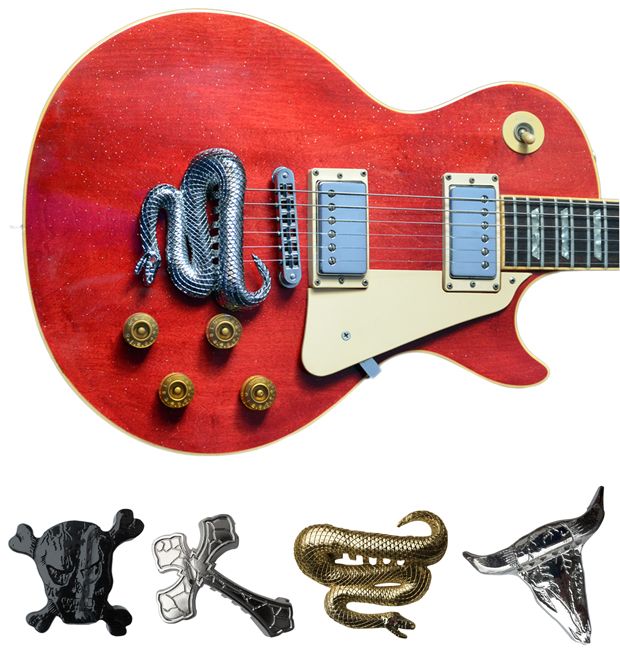 TailPeace Dsignz Introduces Snake, Steer, Skull and Cross Guitar