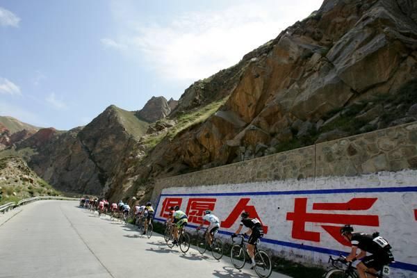 The first climb sorted the riders into several groups.