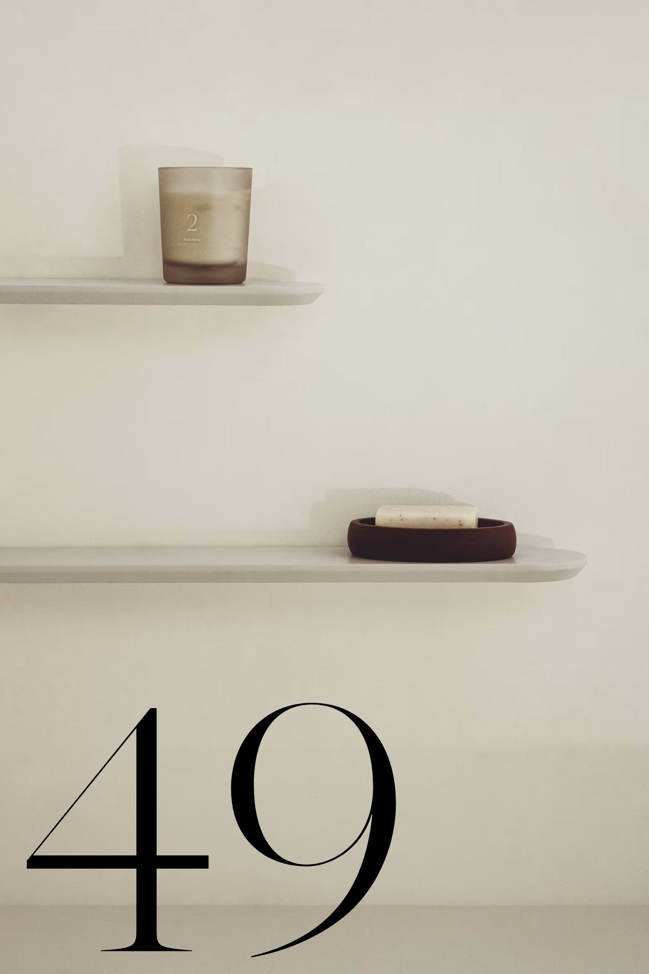 Kave Home, Arely Shelves With Beige Lacquer Finish, Set of 2