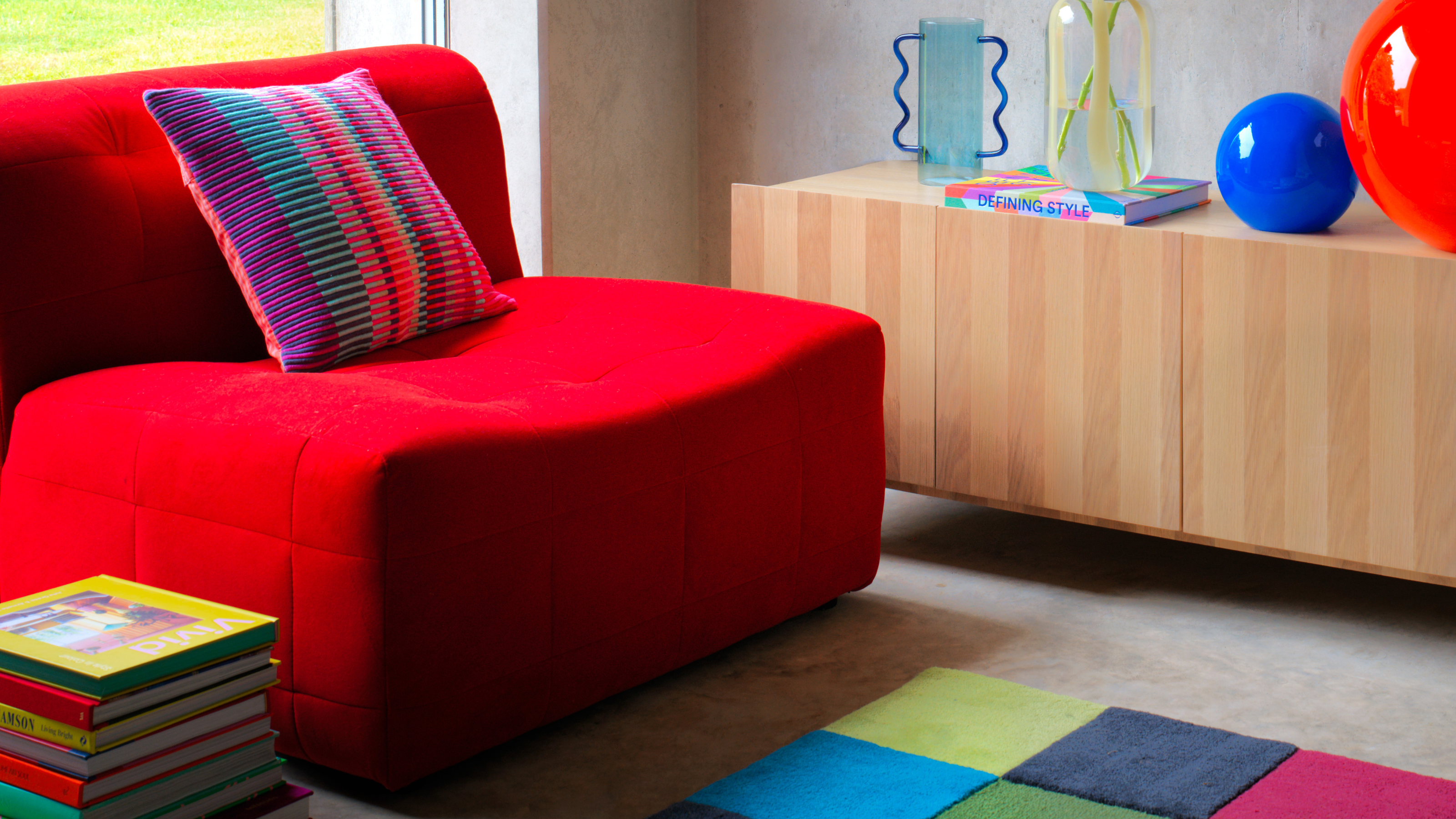 Habitat Archive chair in red