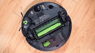 iRobot Roomba Combo 10 Max on hardwood floor