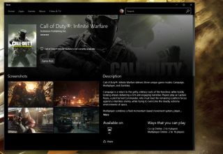 Call of deals duty windows store