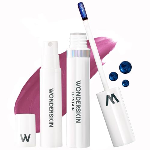Wonderskin Wonder Blading Lip Stain Peel Off and Reveal Kit - Long Lasting, Waterproof Nude Lip Tint, Transfer Proof Natural Makeup Stain Kit (bella)