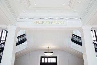 The Shakespeare Ceiling at Apple Carnegie Library