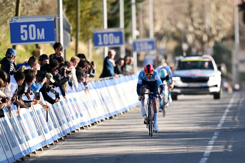 Mads Pedersen sprints to victory at the Tour de Provence