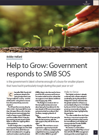 Help to Grow: Government responds to SMB SOS - The Business Briefing from IT Pro