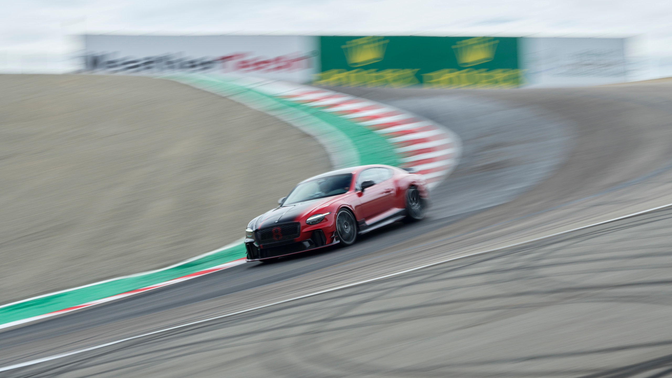 Bentley Supersports on the track at Laguna Seca