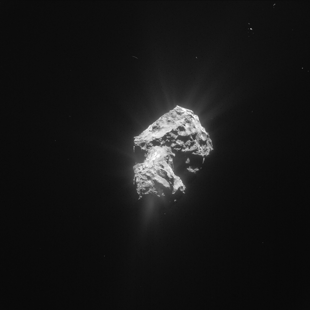 bi-lobed structure of 67P/Churyumov-Gerasimenko