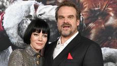 David Harbour and Lily Allen 