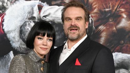 David Harbour and Lily Allen 