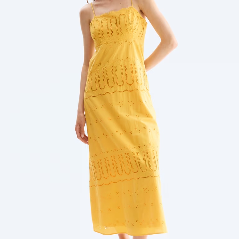 H&M Broderie Anglaise Strappy Dress