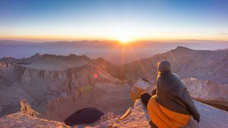 Sunrise on the top of Mount Whitney