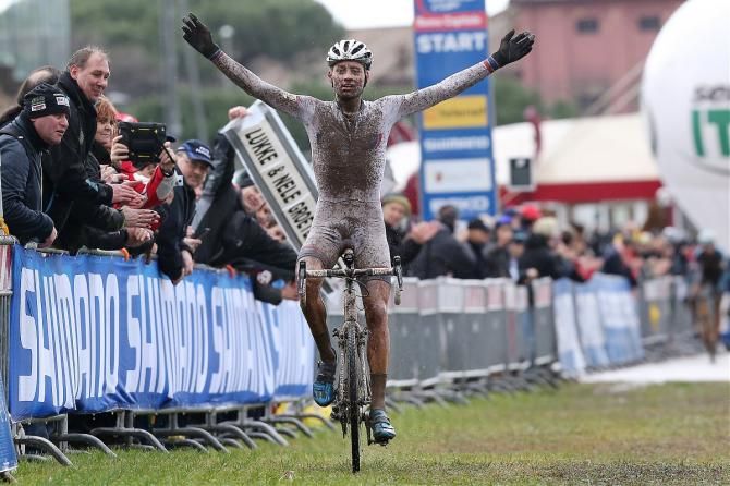 Mathieu van der Poel (Netherlands) wins in Rome.