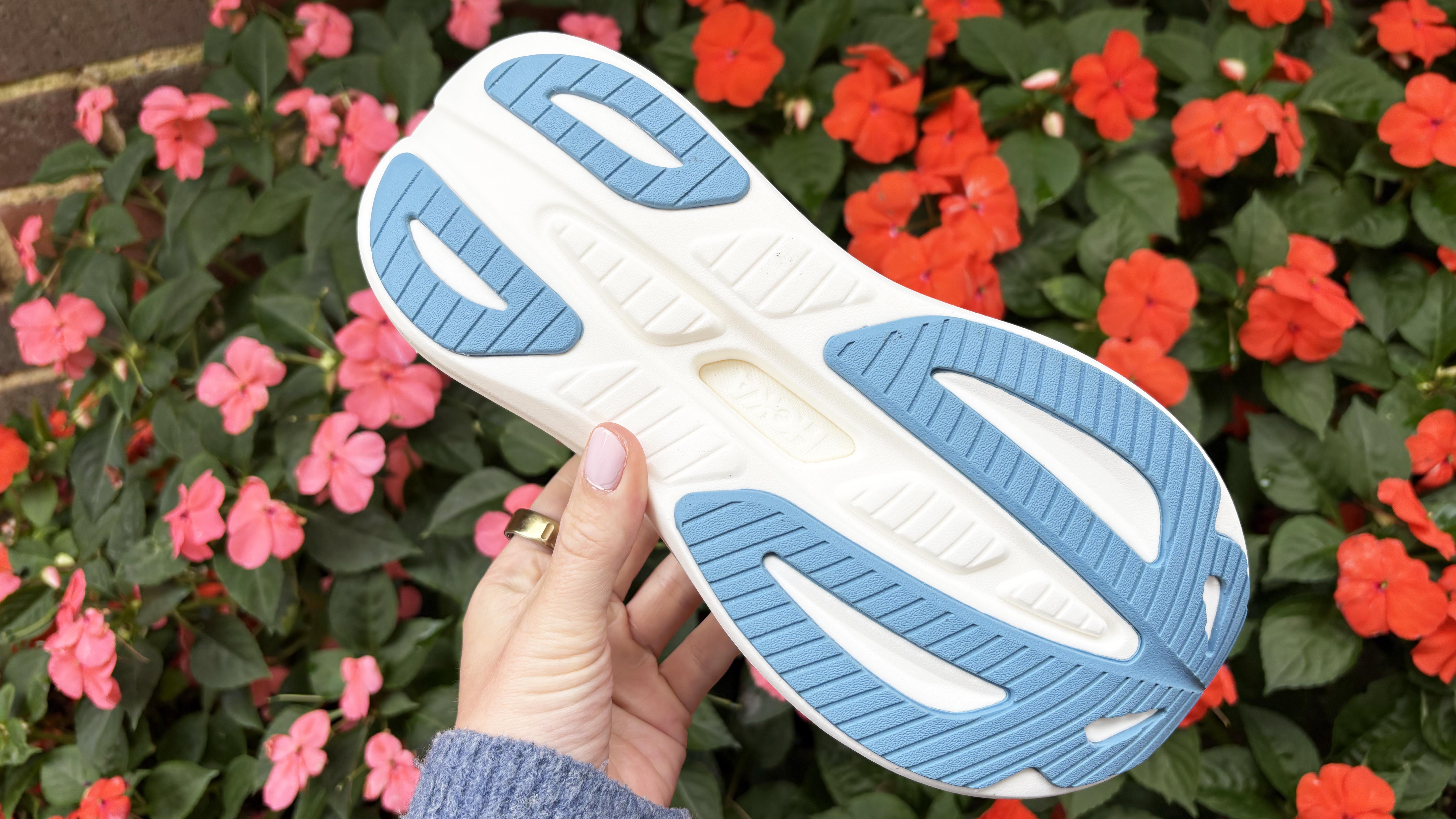 a photo of the Hoka Skyward Laceless recovery shoe