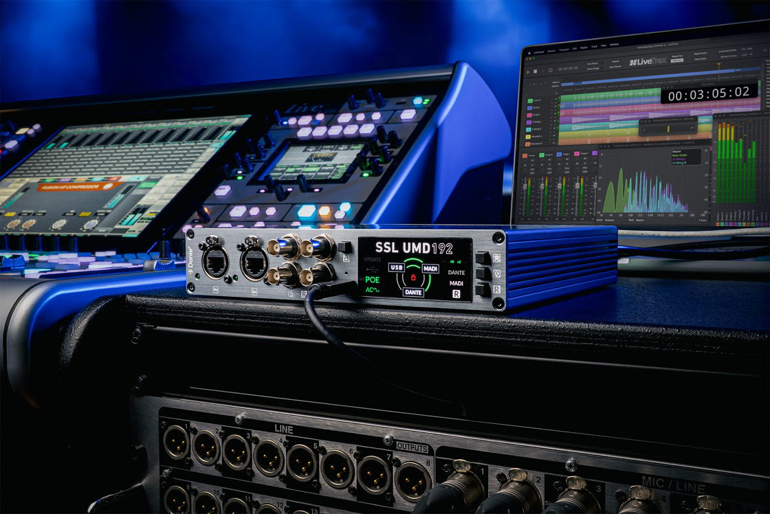 The new SSL UMD solution to debut at ISE 2026.