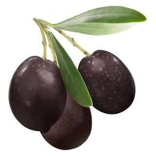 A close-up of olives