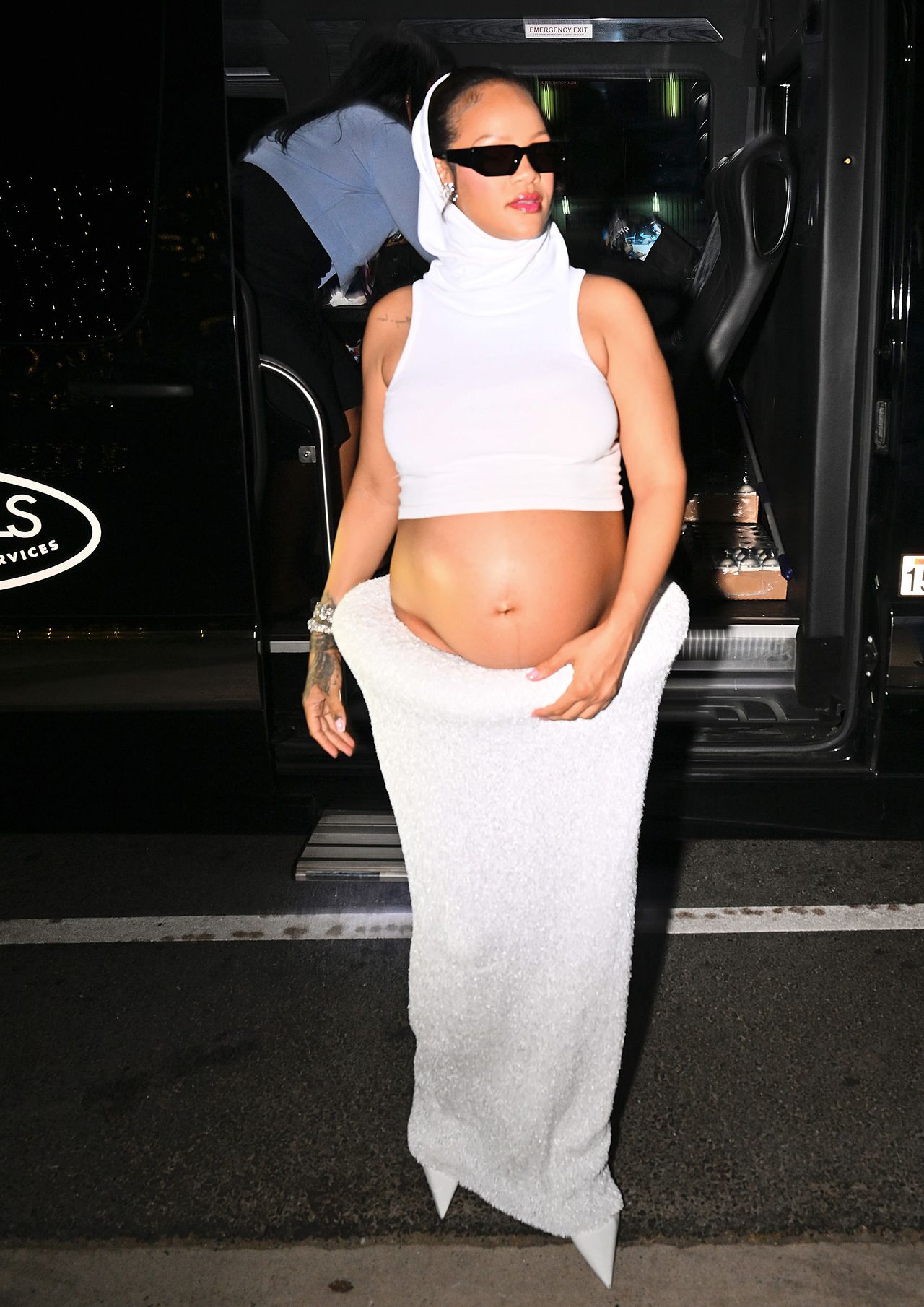 LOS ANGELES, CA - JULY 14: Rihanna is seen on July 14, 2025 in Los Angeles, California. (Photo by DUTCH/Bauer-Griffin/GC Images)