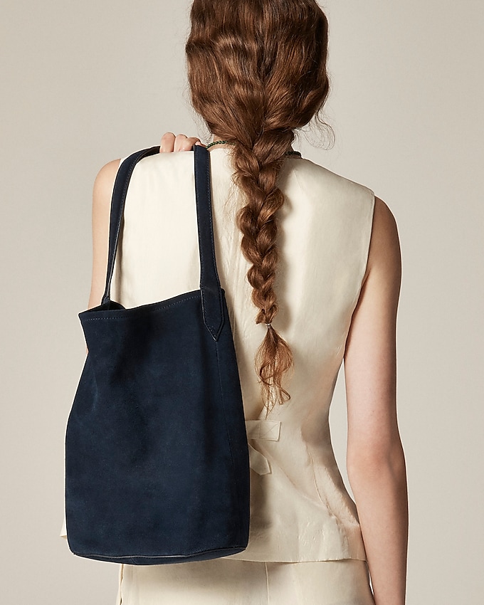 Berkeley Bucket Bag in Suede