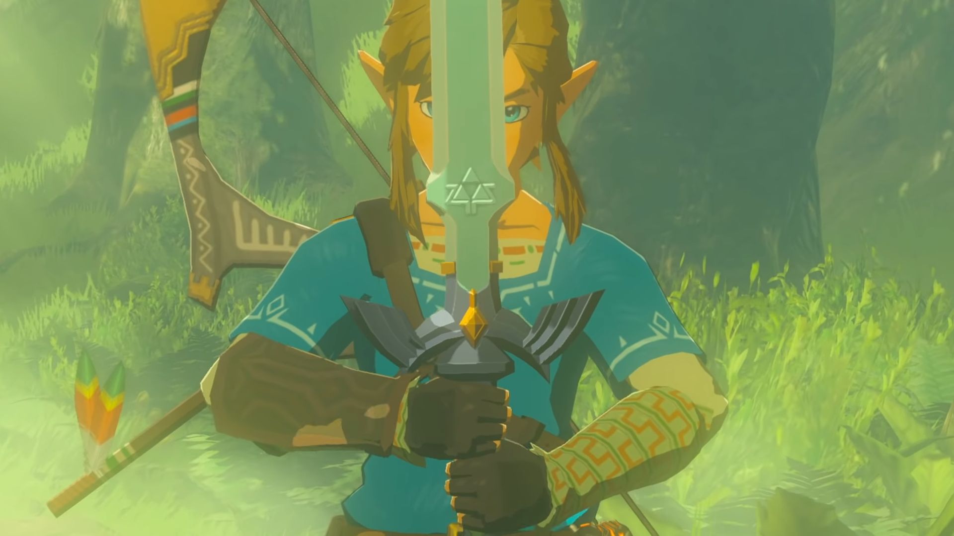 legends of zelda breath of the wild master sword