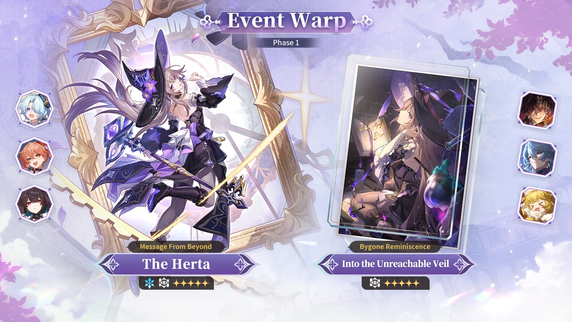 Honkai Star Rail banners -  The Herta in version 3.6